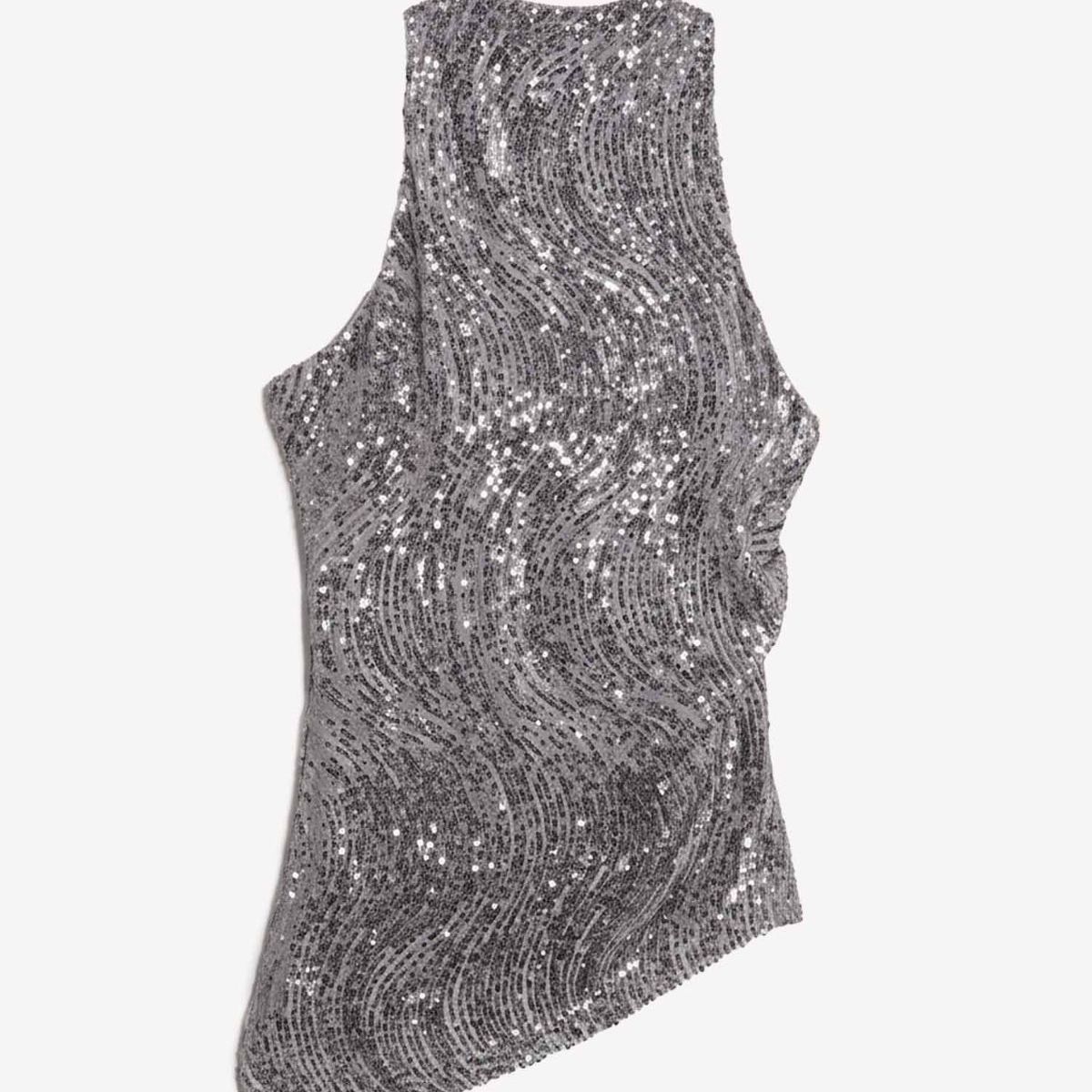 SEVEN SEVEN - Blusa  Para Mujer Manga Sisa Color Gris Marca Seven Seven #28124142