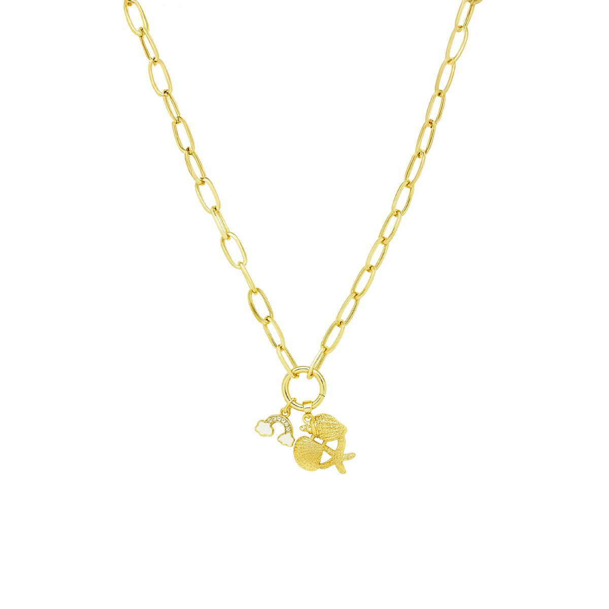 ZYRAL - Collar Dorado Para Dama Marca Zyral Ref ZCOC01-74