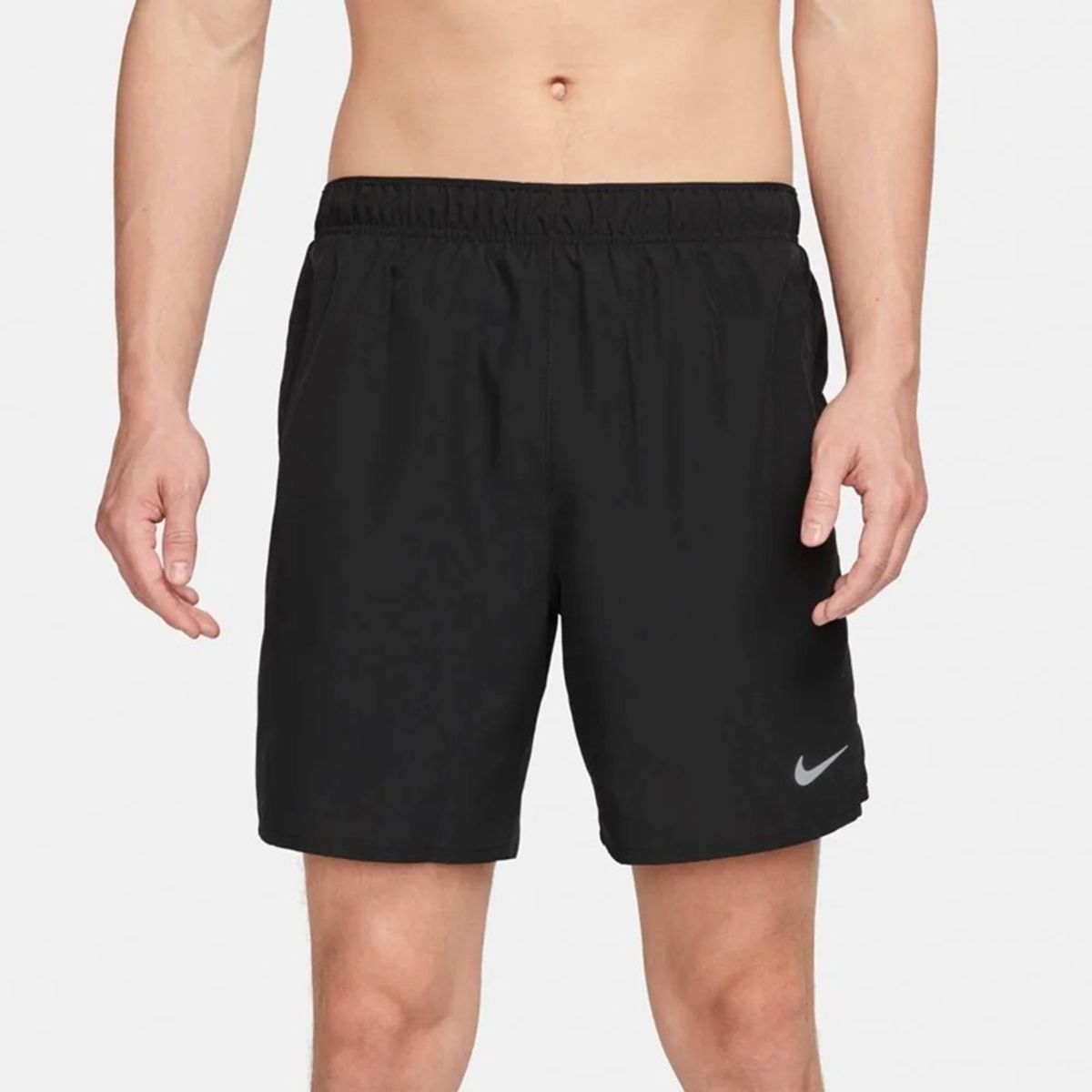 NIKE - Short Nike Hombre Challenger DV9359-010 Negro Running 18 cm