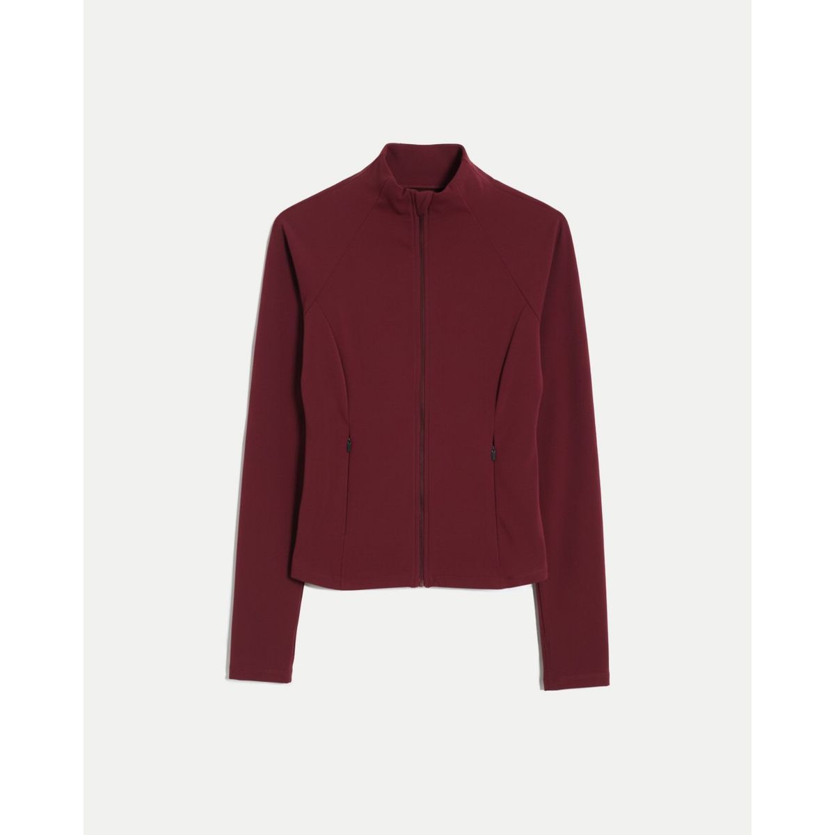 ATMOS - Buzo Ajustado Cuello Alto Training Aerius Skin  Para Mujer Vino Atmos