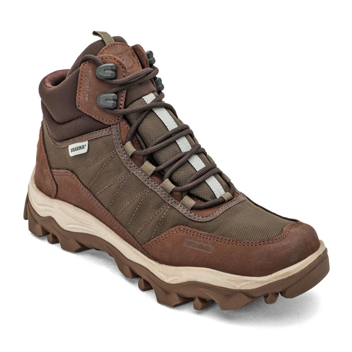 BRAHMA - Botas Trekking Hombre Brahma Rq3685 Café