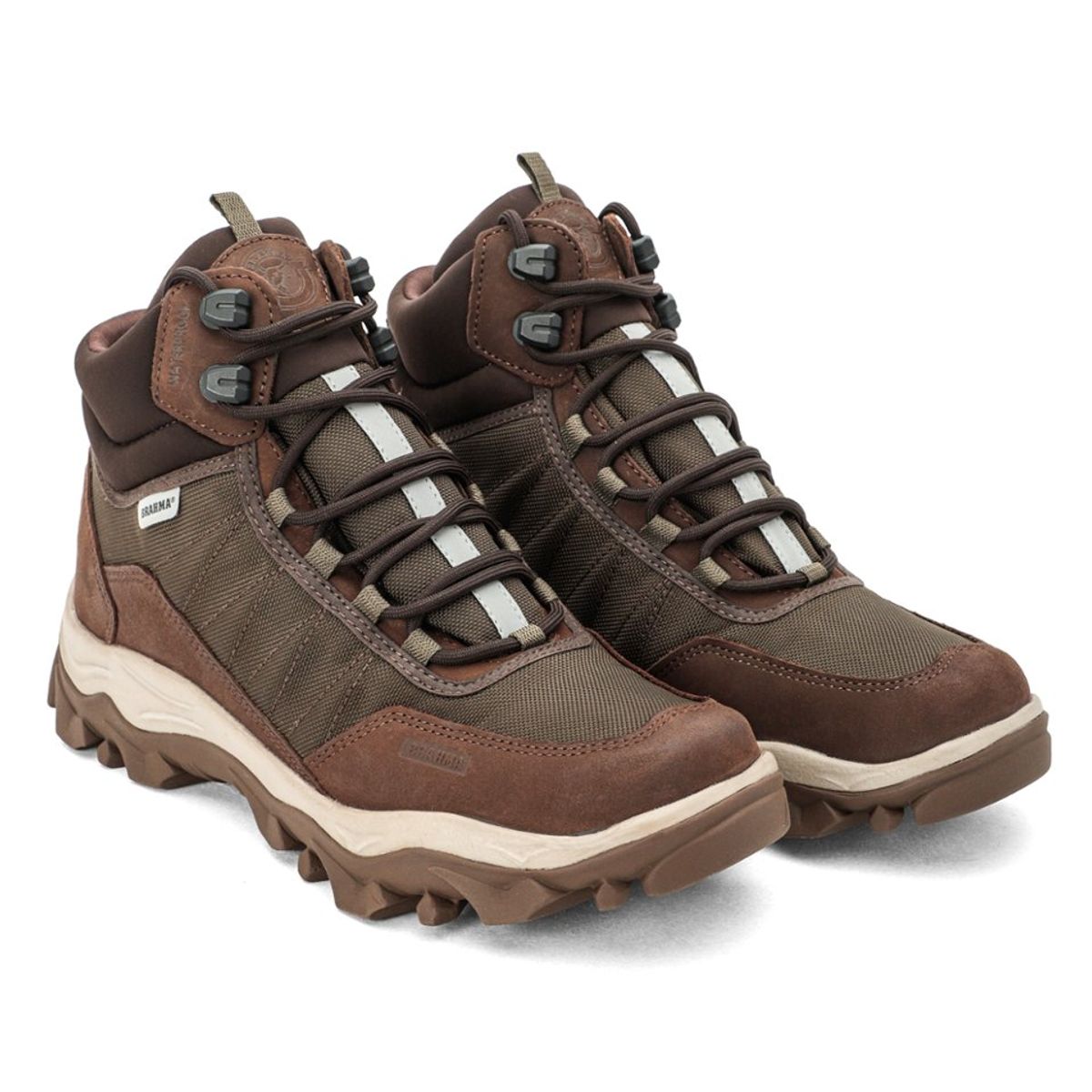 BRAHMA - Botas Trekking Hombre Brahma Rq3685 Café