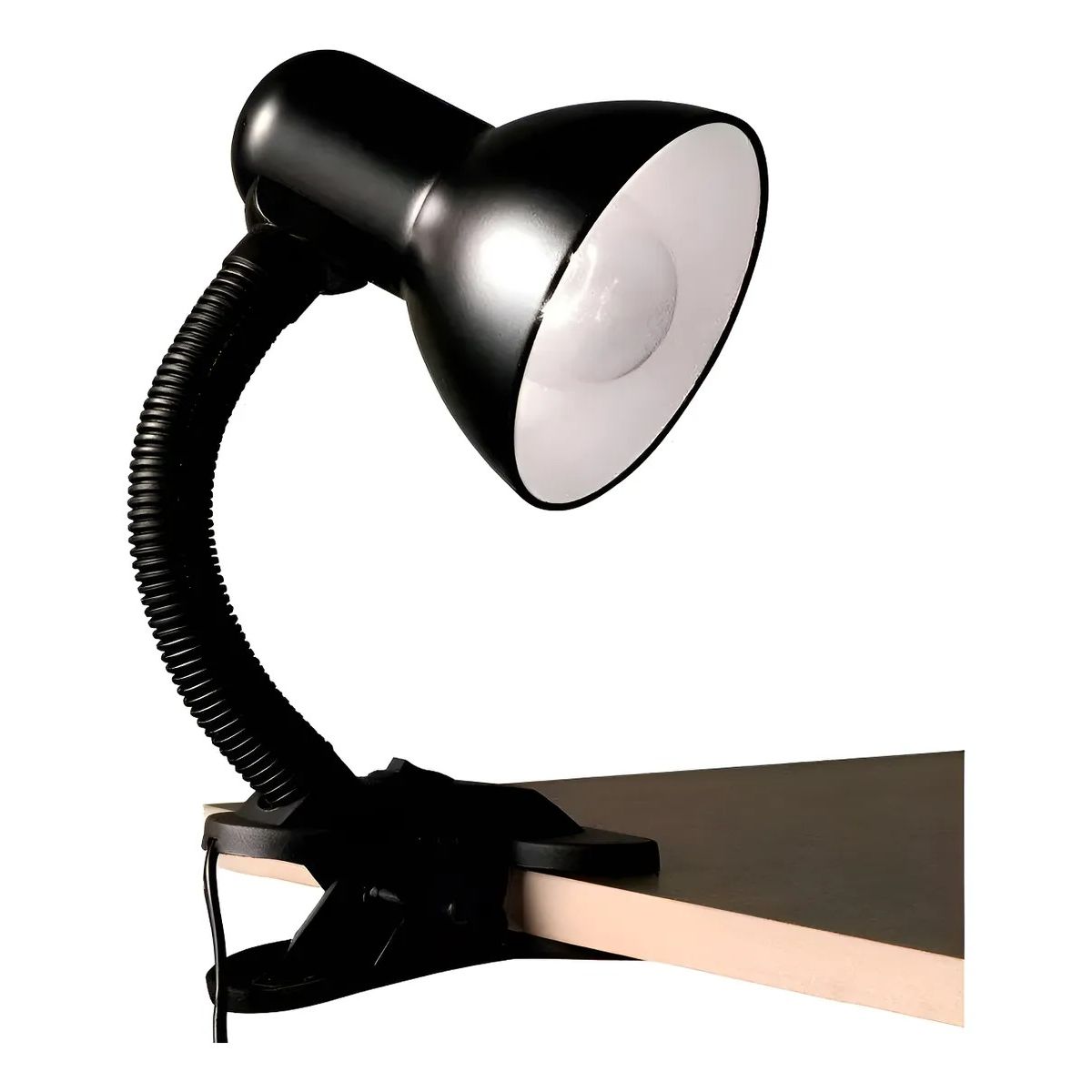GENERICO - Lampara Escritorio Clip Luz Led Lectura Cuello Flexible 360°