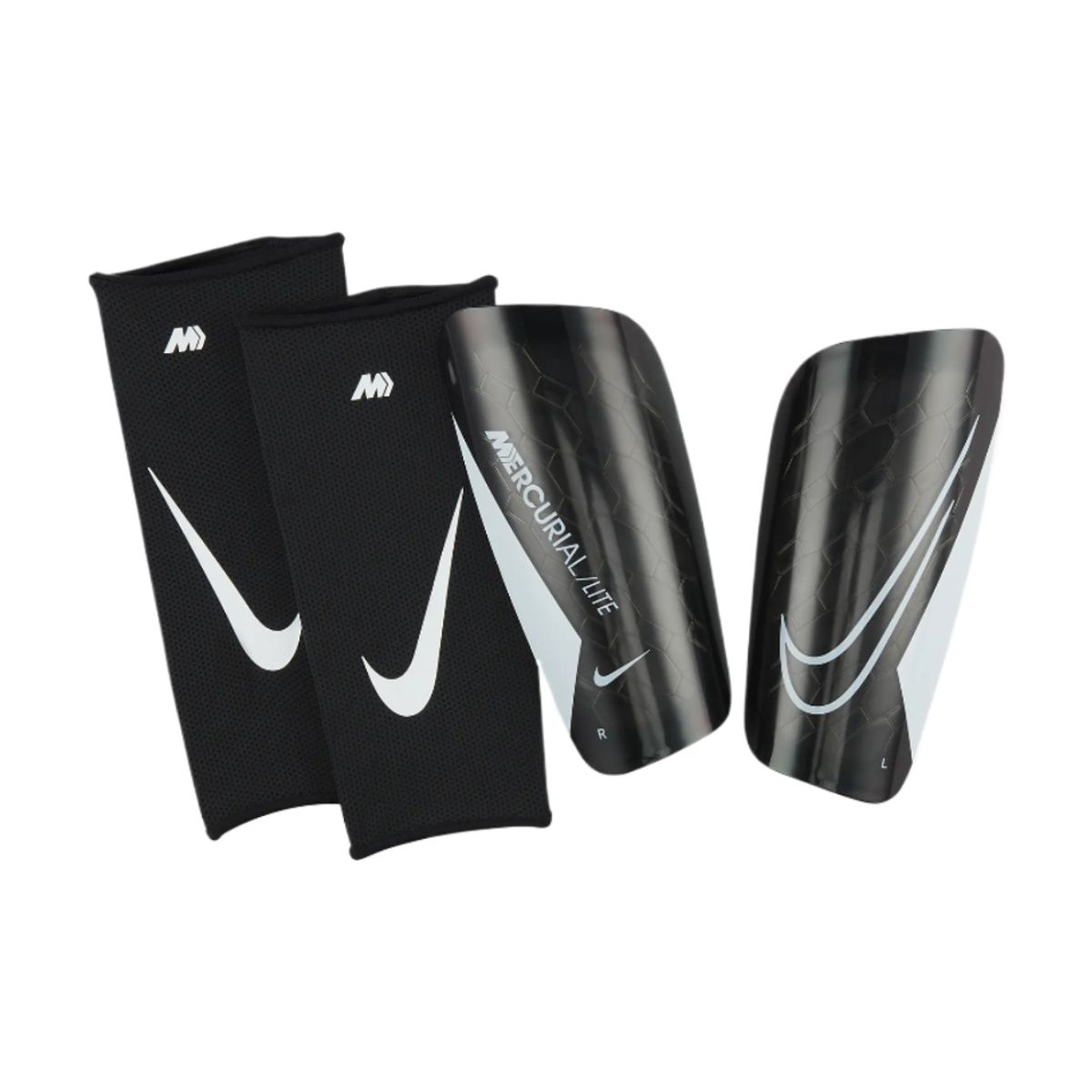 NIKE - Canilleras Nike Mercurial Lite DN3611-010 Negro Fútbol TALLA L