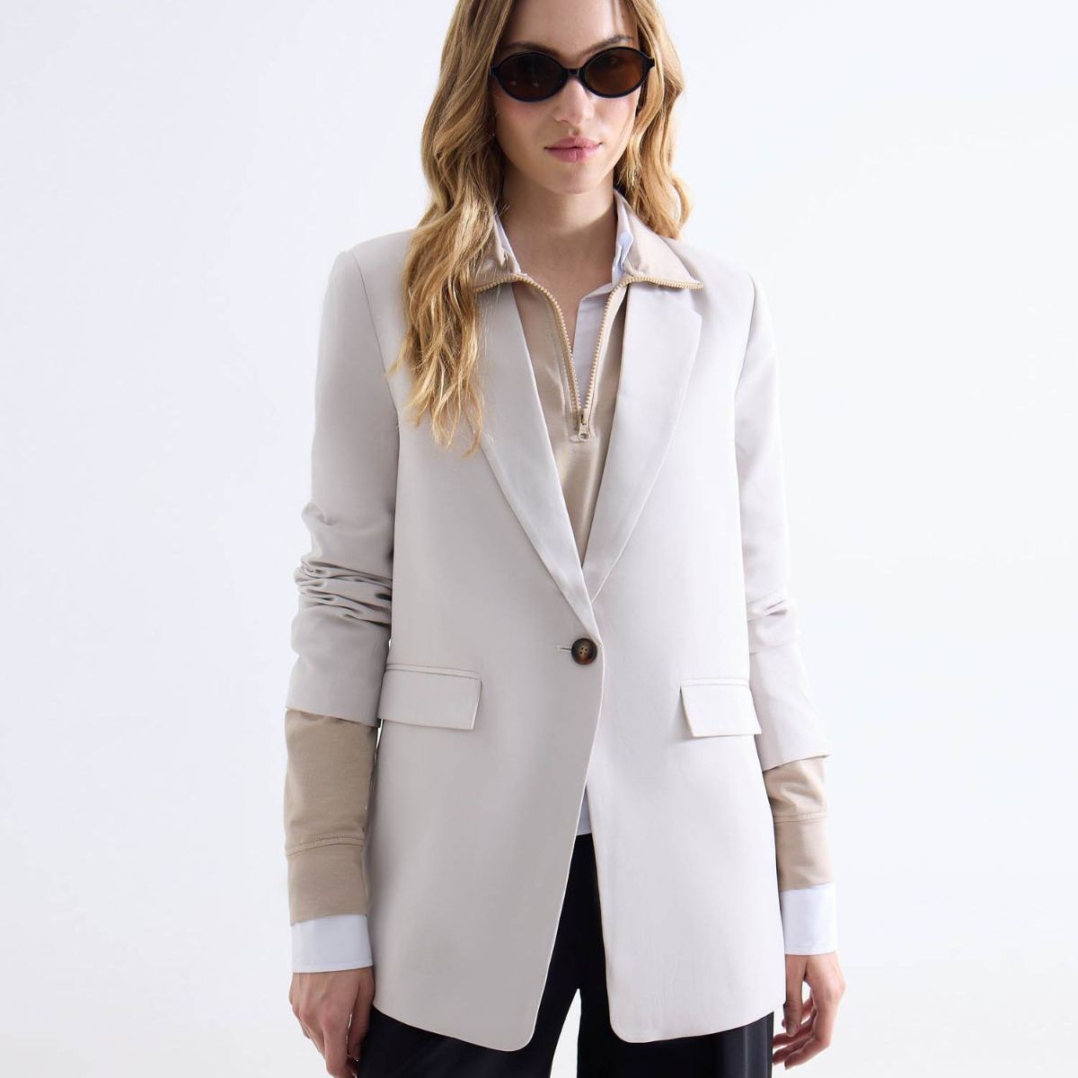 SEVEN SEVEN - Blazer  Para Mujer  Color Blanco Marca Seven Seven #28400060