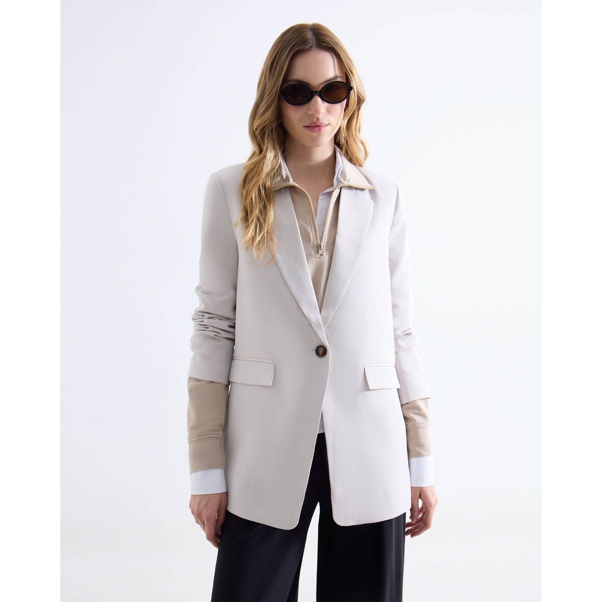 SEVEN SEVEN - Blazer  Para Mujer  Color Blanco Marca Seven Seven #28400060