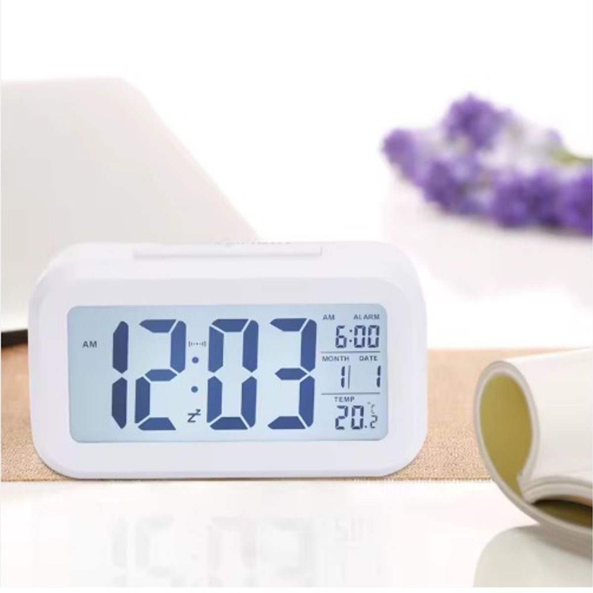 GENERICO - Despertador Digital De Temperatura Con Leds