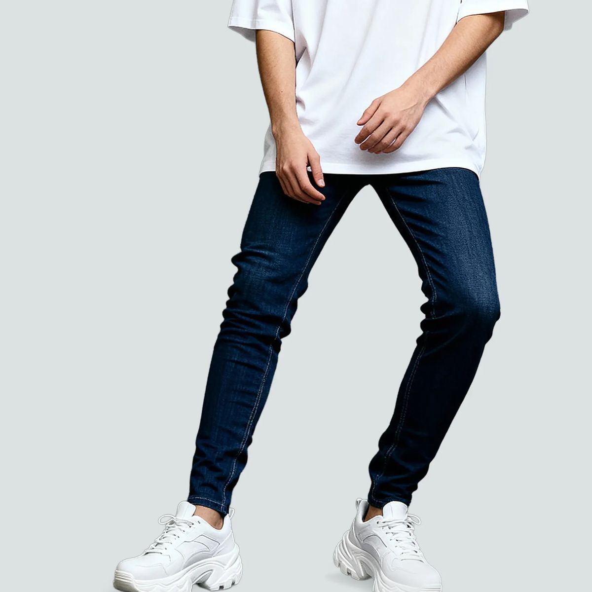 GAS EVOLUTION JEANS - Jean Para Hombre Azul MedioOscuro Gas