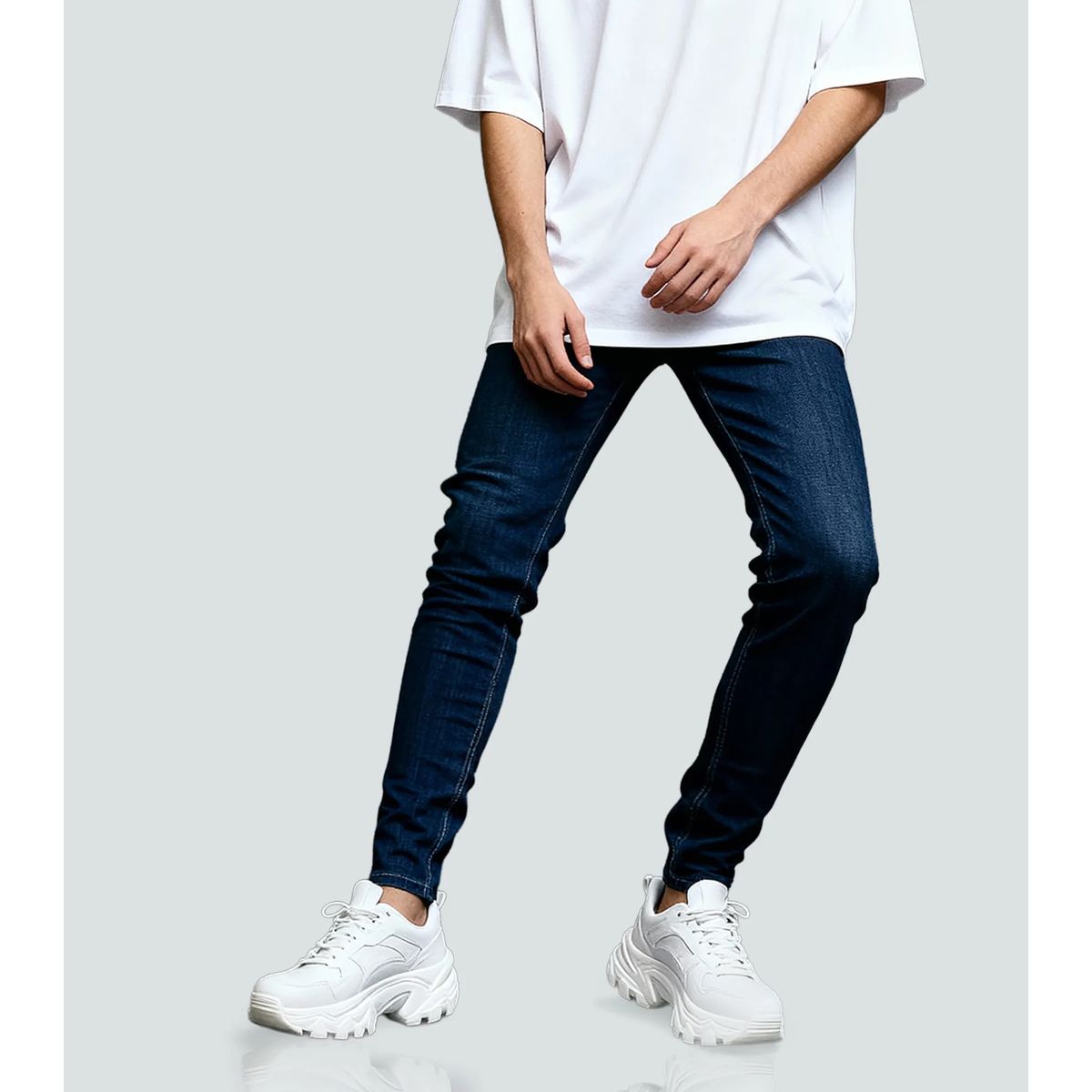 GAS EVOLUTION JEANS - Jean Para Hombre Azul MedioOscuro Gas