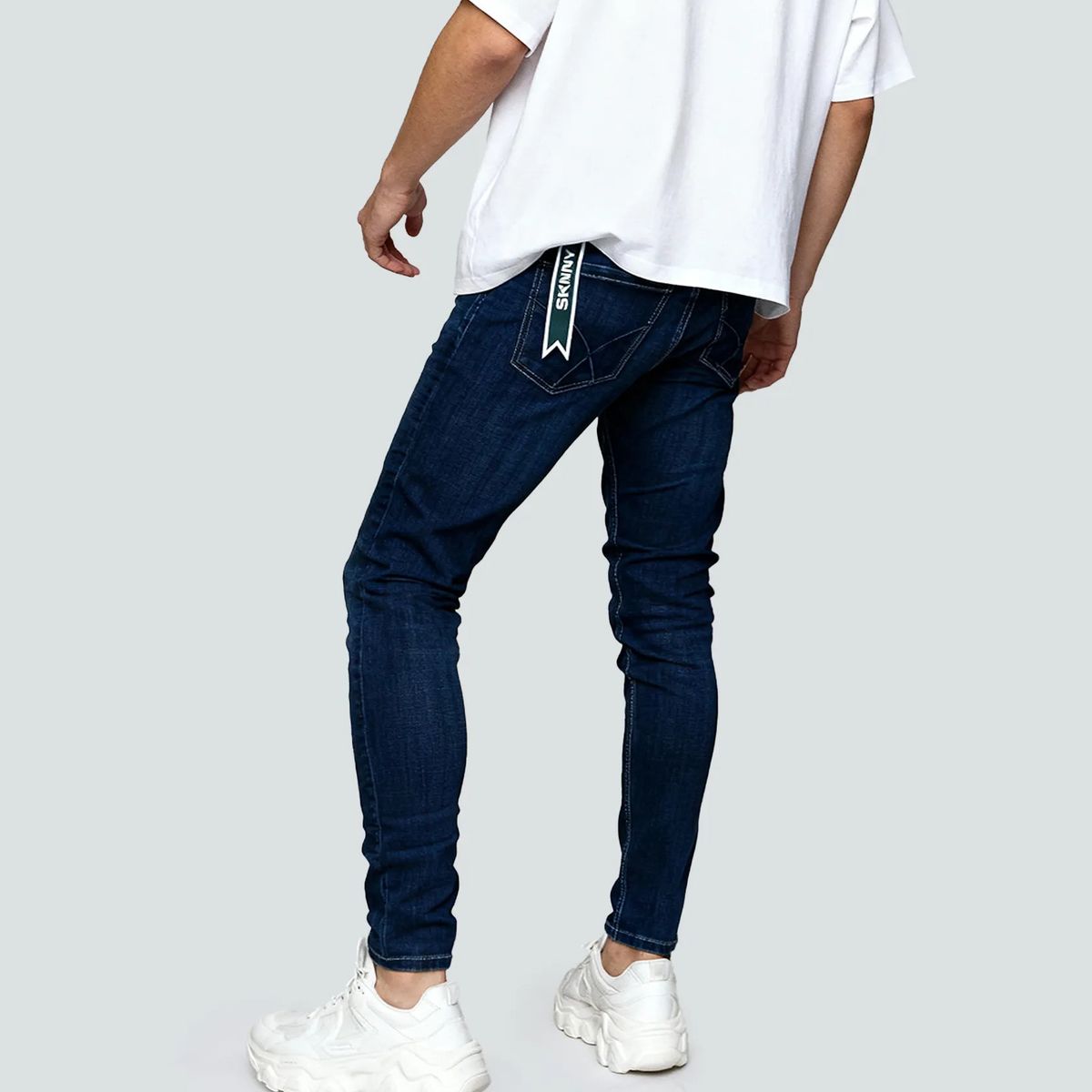 GAS EVOLUTION JEANS - Jean Para Hombre Azul MedioOscuro Gas