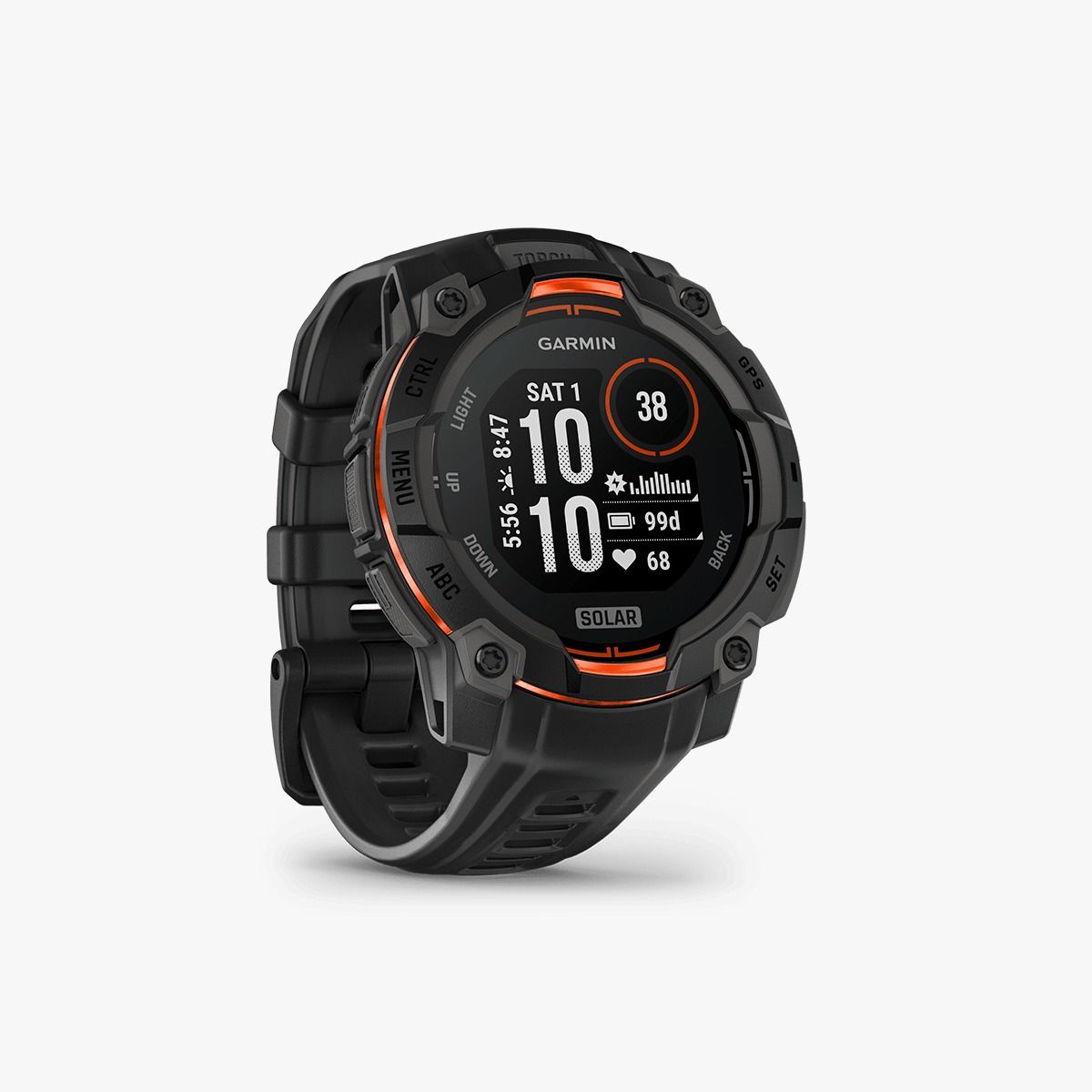 GARMIN - Reloj Garmin Instinct 3 Solar Negro
