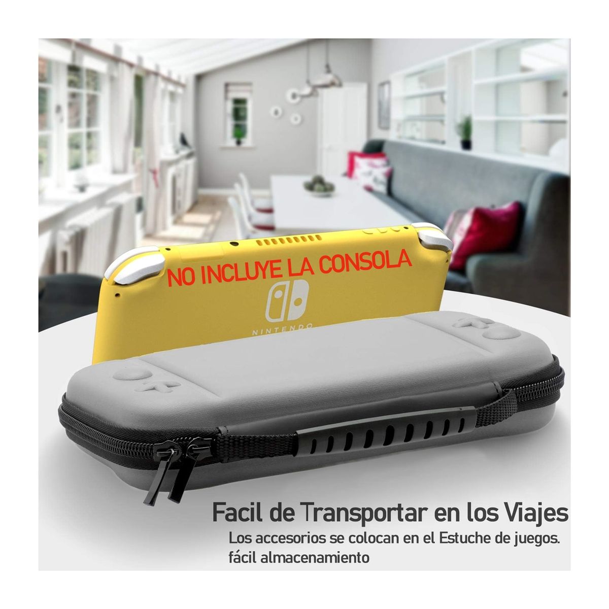 GENERICO - Estuche Protector para Nintendo Switch Lite