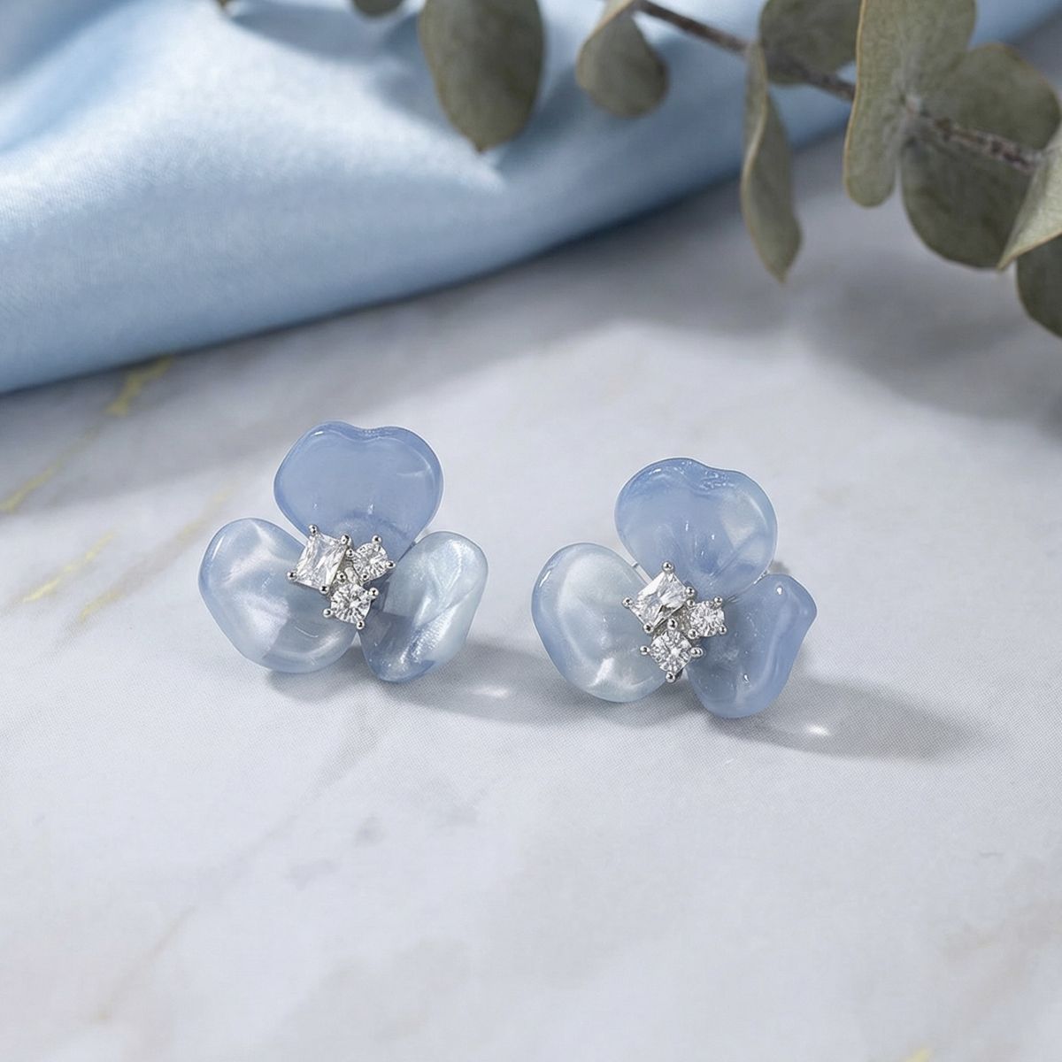 ZYRAL - Aretes Azules Mujer Marca Zyral Ref ZARC02-87