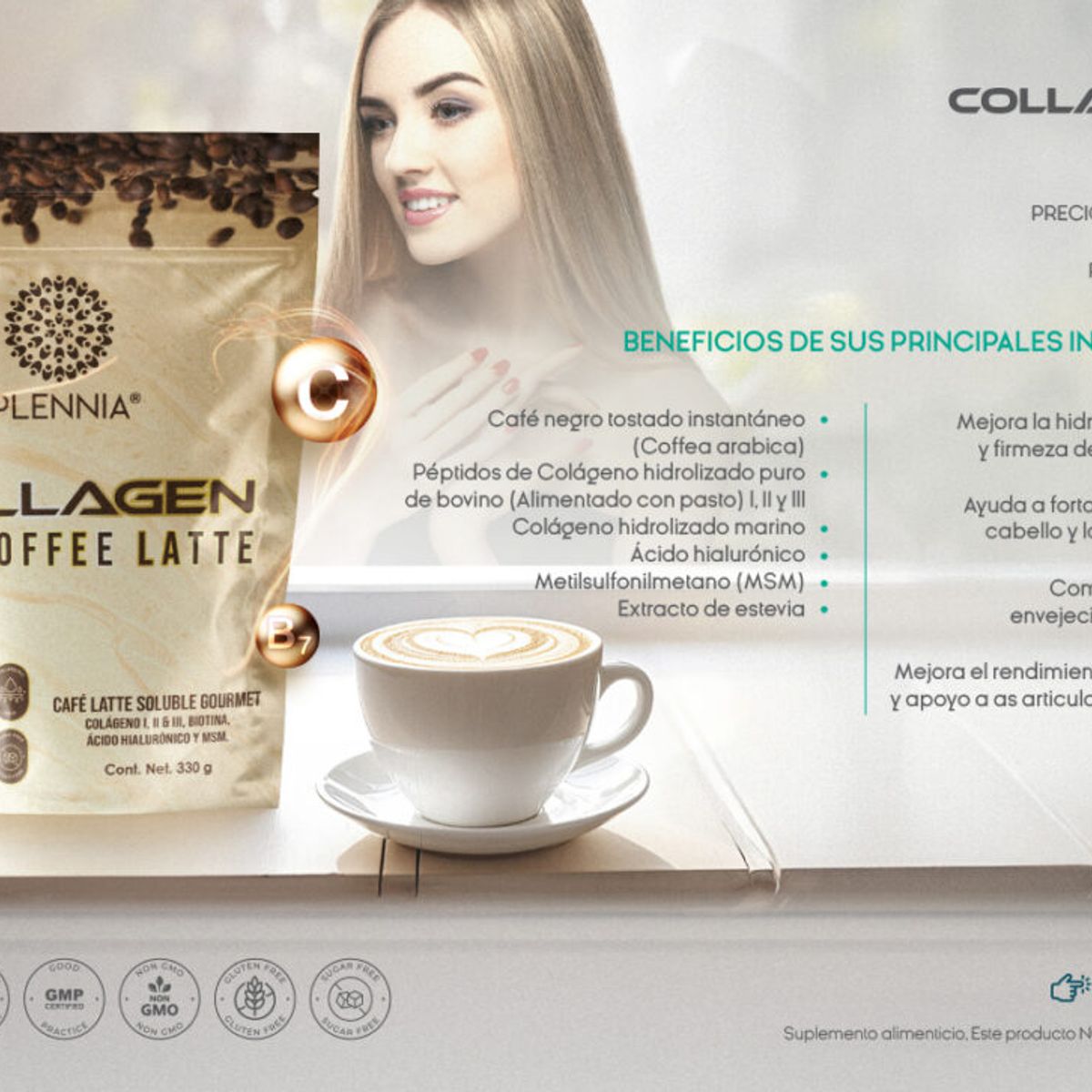 PLENITUD - Café con Colágeno para la Salud de la Piel y Articulaciones