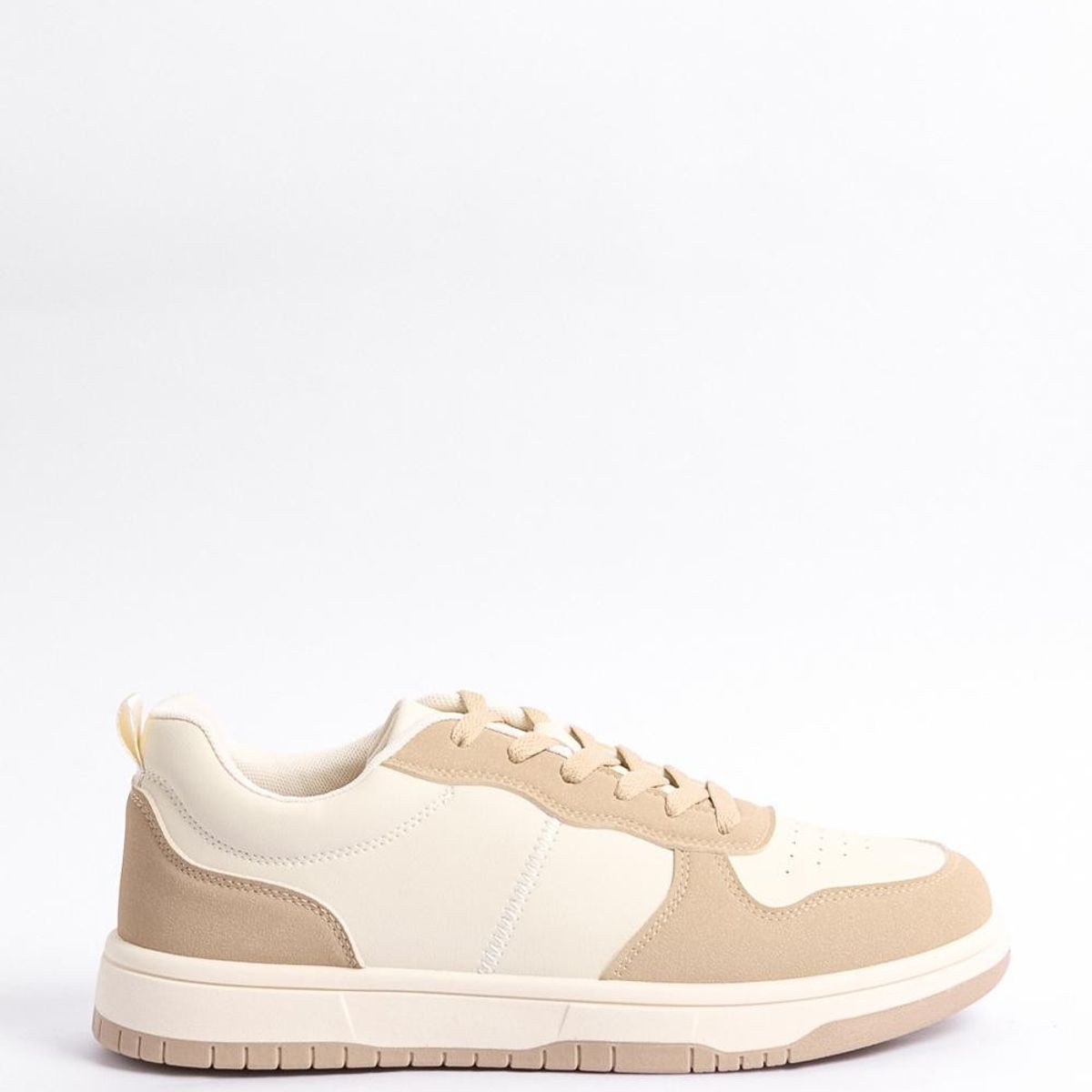 KOAJ - KOAJ Tenis urbanos tipo skate, en color crema c Hombre