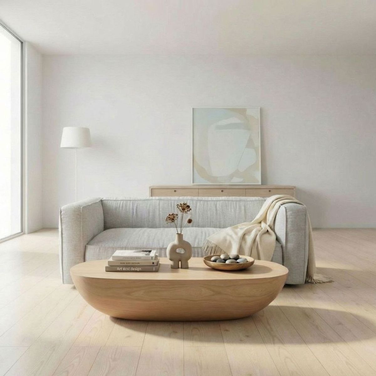 22 GRADOS DECORACION - Mesa de Centro Menkaura en Roble 110cm x 60cm