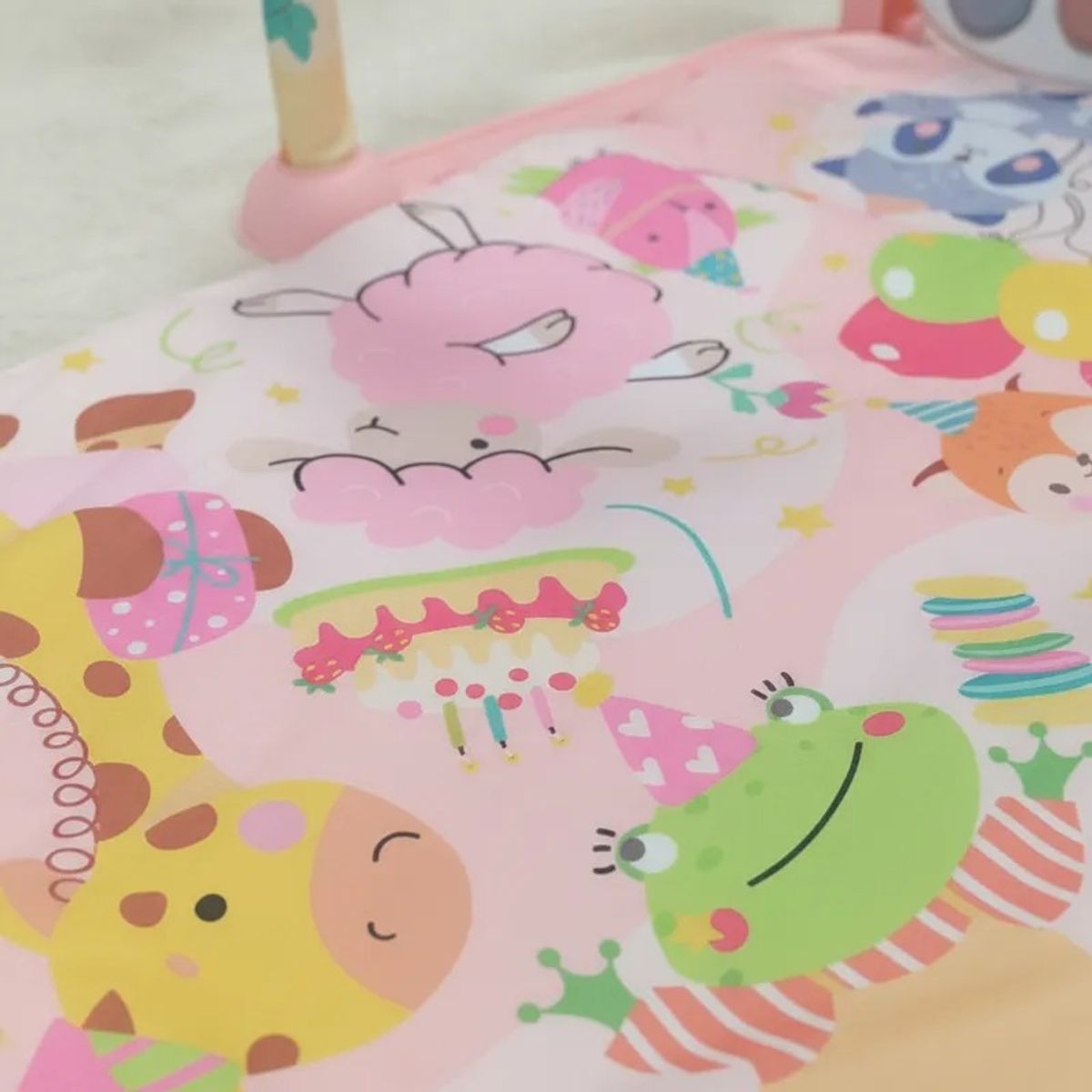 KIDSHOP - Gimnasio Piano Musical Tapete De Juegos Para Bebés He0639 ROSA