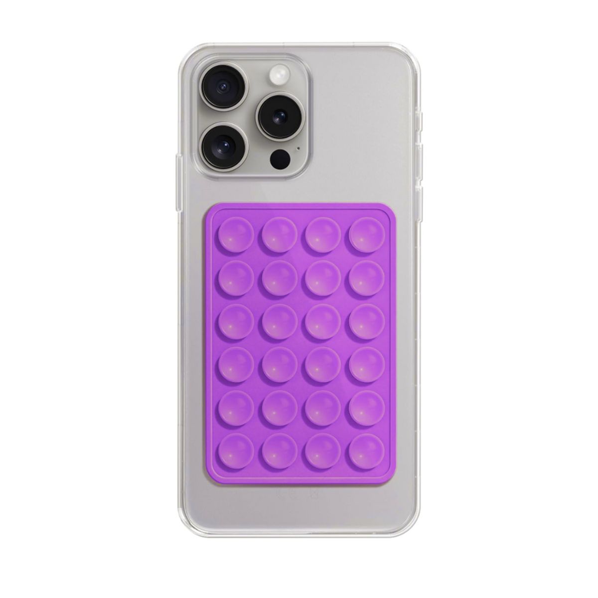 GENERICO - Soporte Celular Chupitos De Succión Silicona Morado