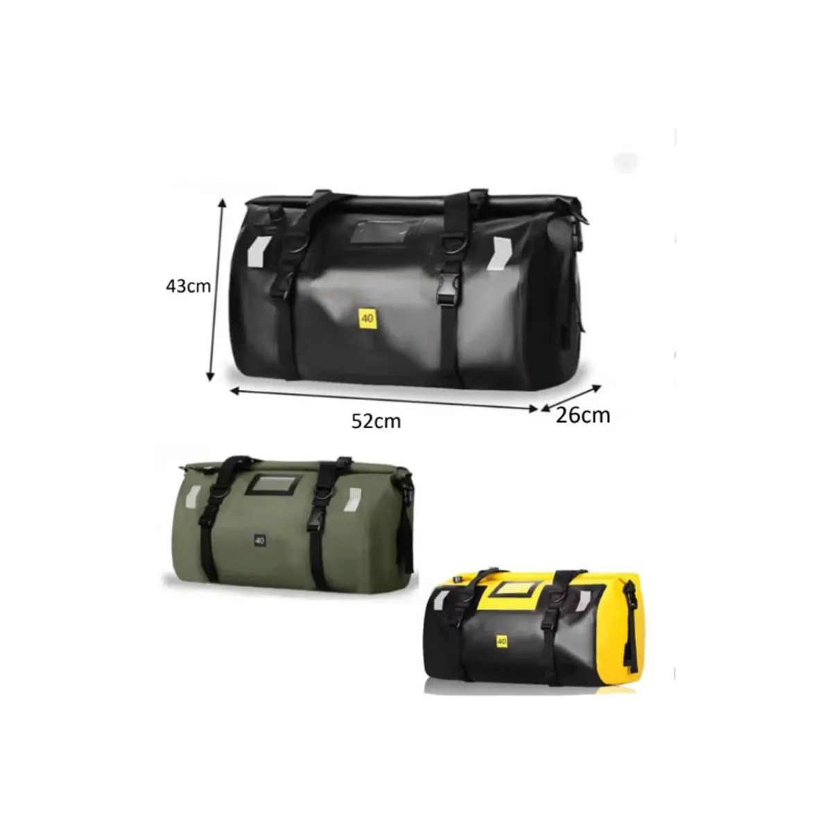 INDEPENDIENTE - Bolsa Trasera Impermeable para Moto