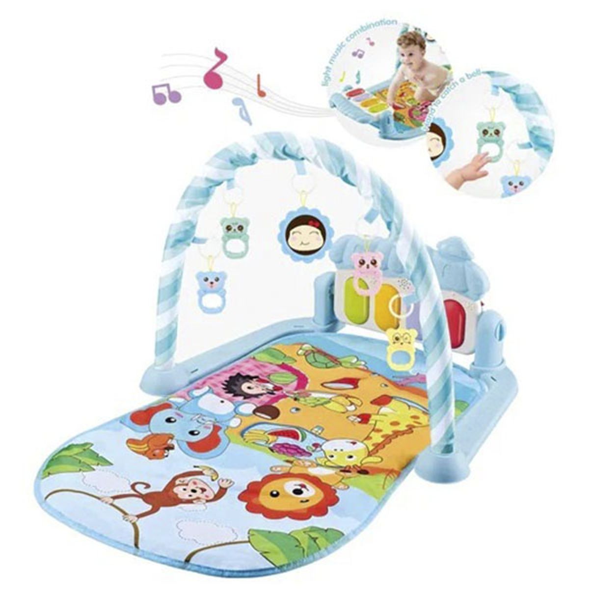 GENERICO - Gimnasio Didáctico Juego para Bebe Tapete Piano Musical