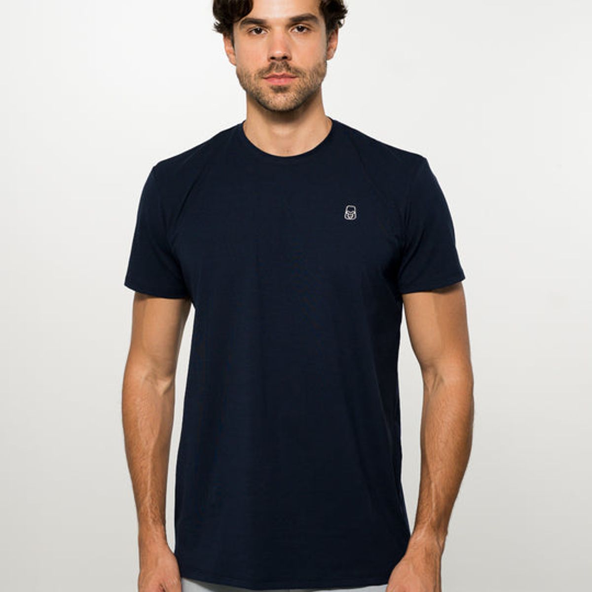 NO RULES - Camiseta Algodón Logo Bordado Dark Blue