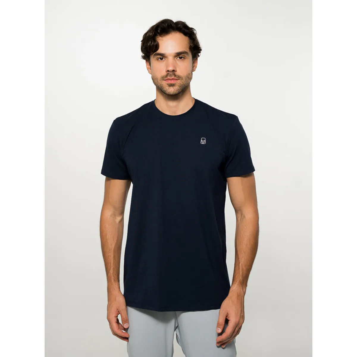 NO RULES - Camiseta Algodón Logo Bordado Dark Blue