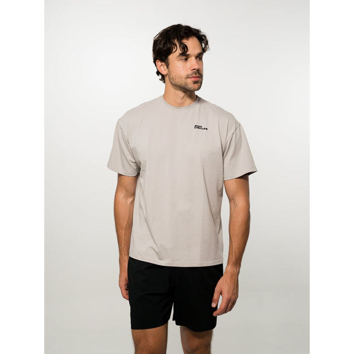 NO RULES - Camiseta Loose Fit Algodón Grey