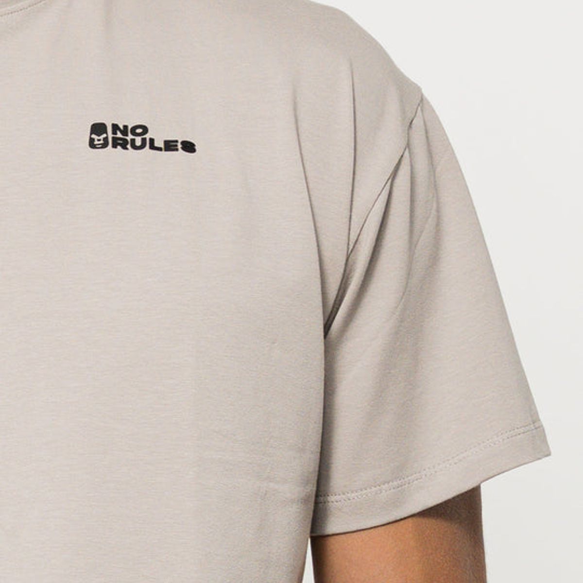 NO RULES - Camiseta Loose Fit Algodón Grey