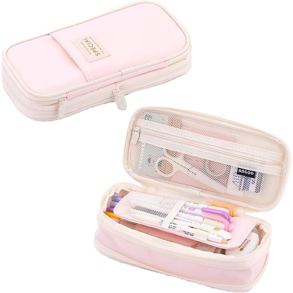 GENER - Cartuchera Organizador Colores Lapices Grande Plegable