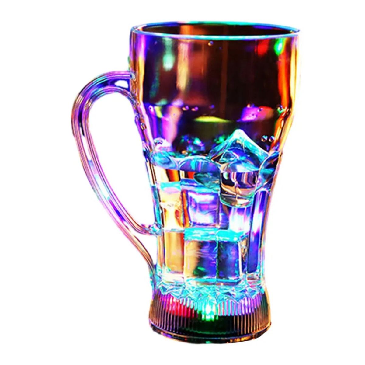 GENERICO - Vaso Luminoso Parpadeante Luz Led Multicolor