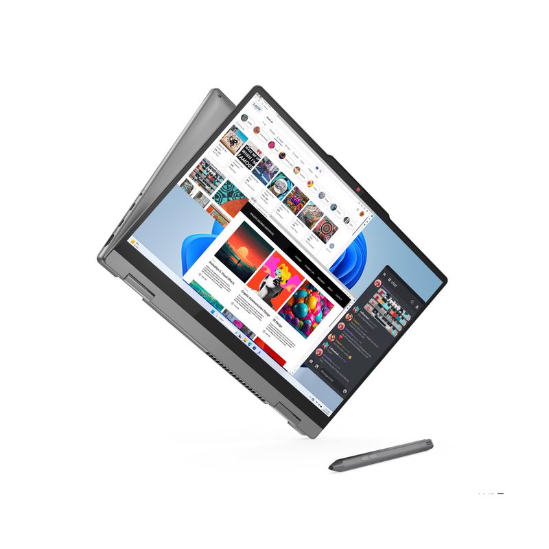 LENOVO - PORTATIL LENOVO IDEA 5 2 EN 1-RYZEN 5 8645HS -512 SSD-16 RAM DDR5-TOUCH 14" 360 LAPIZ-W11