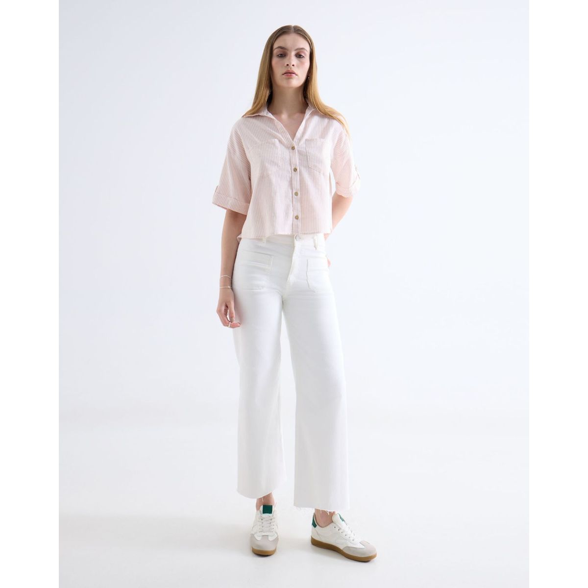 SEVEN SEVEN - Jean  Para Mujer Retro Color Blanco Marca Seven Seven #28160999