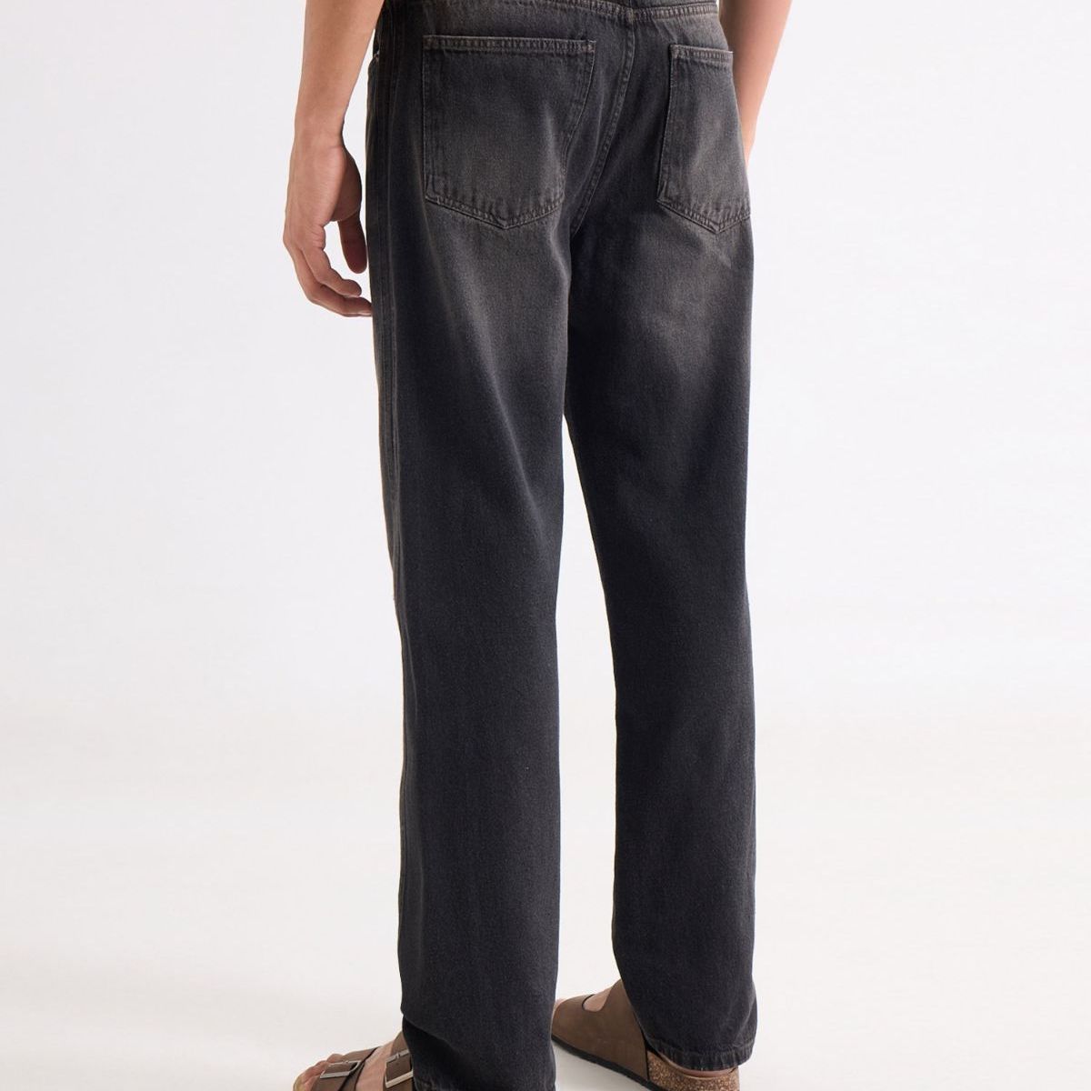 SEVEN SEVEN - Jean Straight Tono Café  Para Hombre Negro Seven Seven