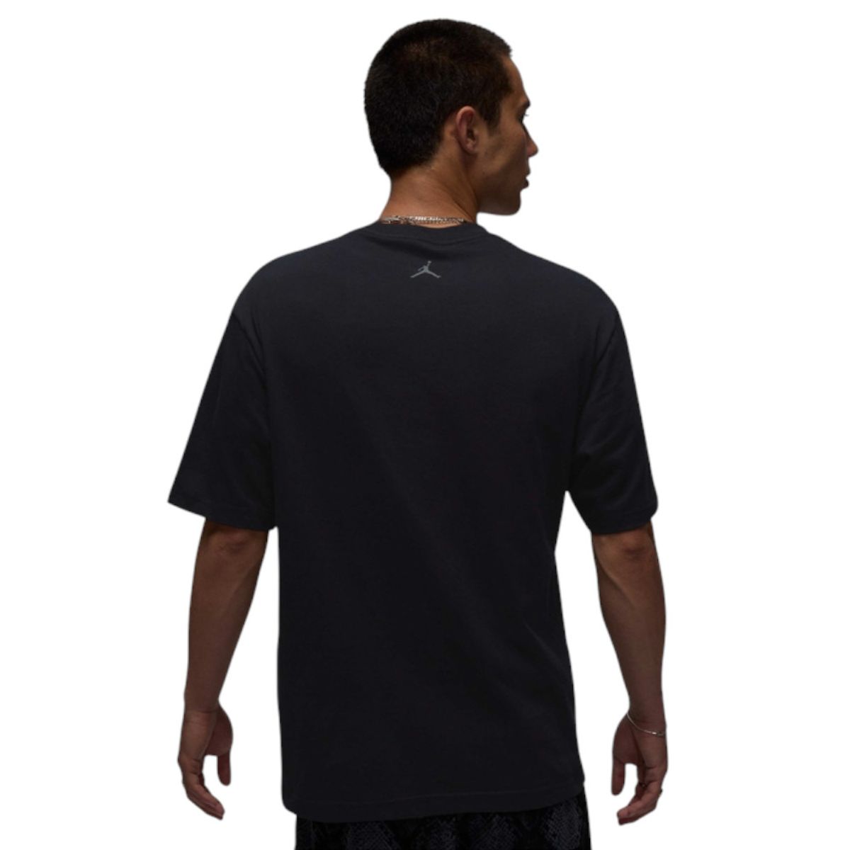 NIKE - Camiseta Nike M J Brk Mg Fill Ss Crew Hombre-Negro