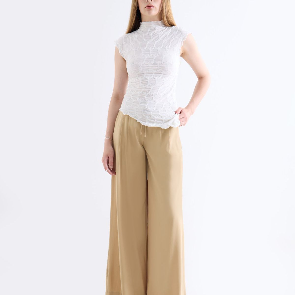 SEVEN SEVEN - Pantalón  Para Mujer Moda Color Camel Marca Seven Seven #28072006