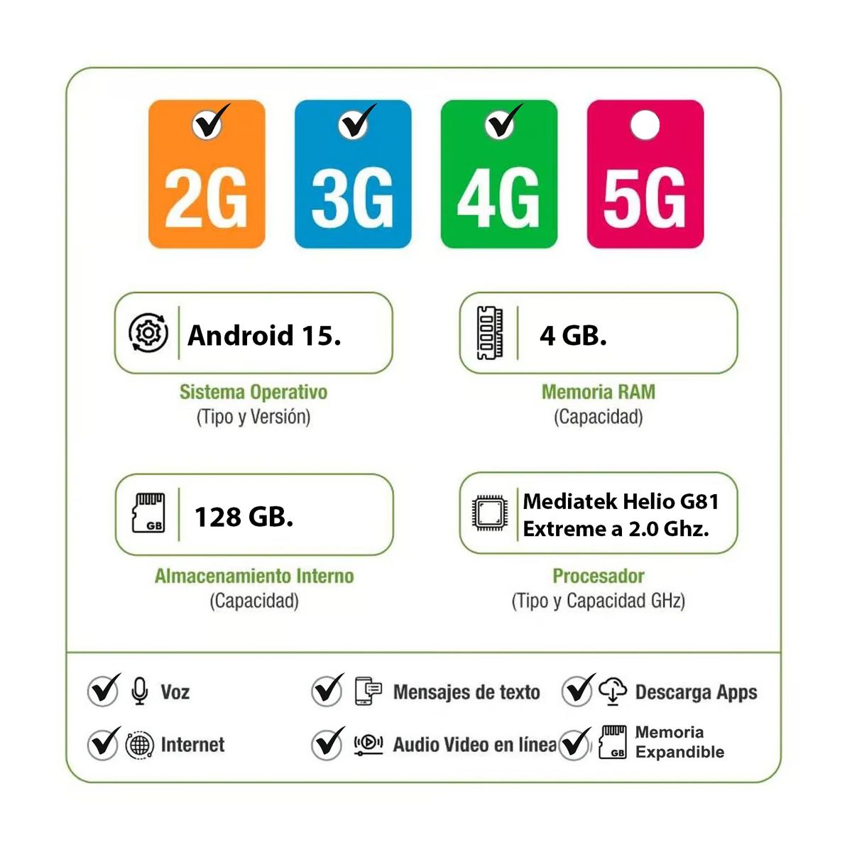 MOTOROLA - CELULAR MOTOROLA G06 128 GB 6 GB NARANJA