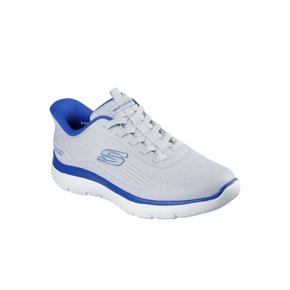 SKECHERS - Tenis Skechers hombre Summits Slip-Ins gris azul