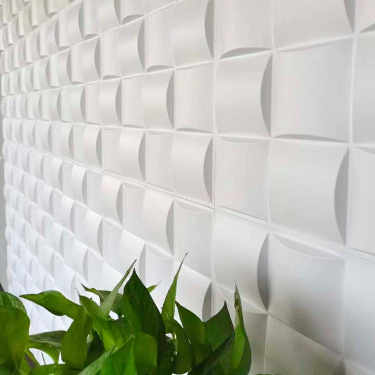 GENERICO - Panel de Pared 3D en PVC x 4 Unidades D008