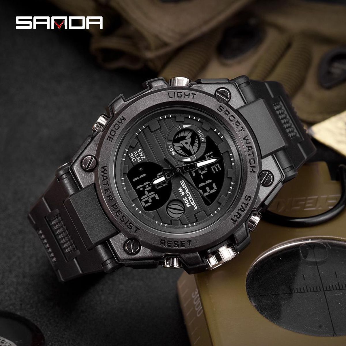 SANDA - Reloj Multifunción Sanda 739 El Compañero Perfecto para tu Rutina