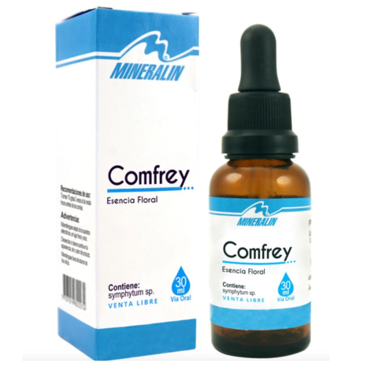 MINERALIN - SUPLEMENTO MULTIVITAMINICO CON CALCIO, MAGNESIO Y ZINC X 30 ML./COMFREY