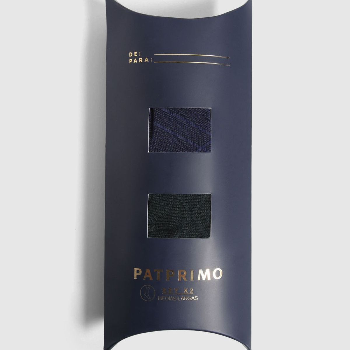 PATPRIMO - Medias X2 Para Hombre Caña Larga Color Negro Marca Patprimo #44980256