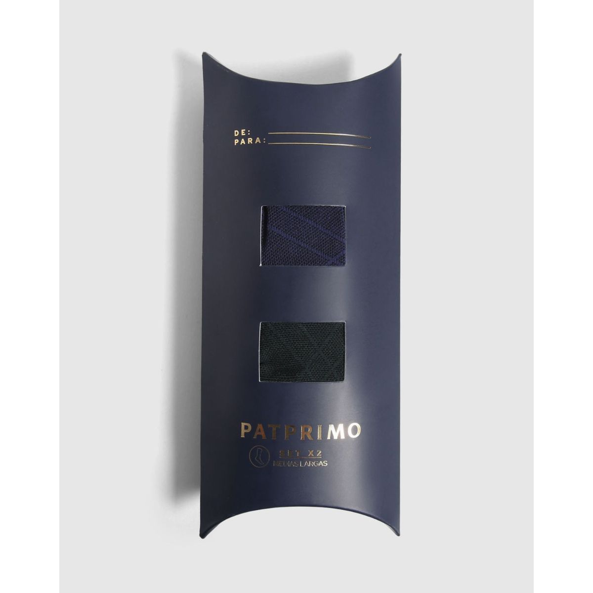 PATPRIMO - Medias X2 Para Hombre Caña Larga Color Negro Marca Patprimo #44980256