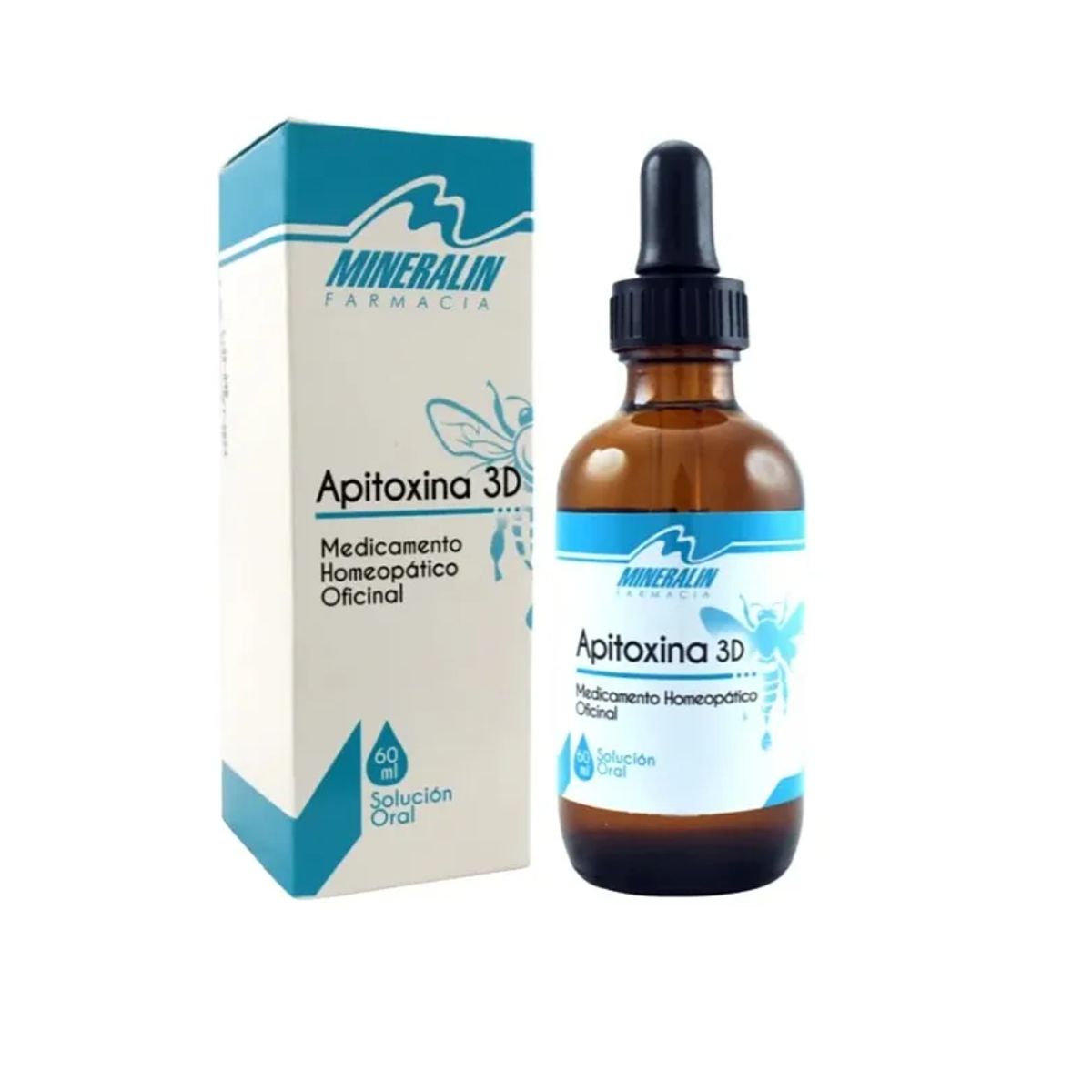 MINERALIN - ALIMENTO CON MINERALES + GINKGO BILOBA X 30 ML./ APITOXINA - MINERALIN