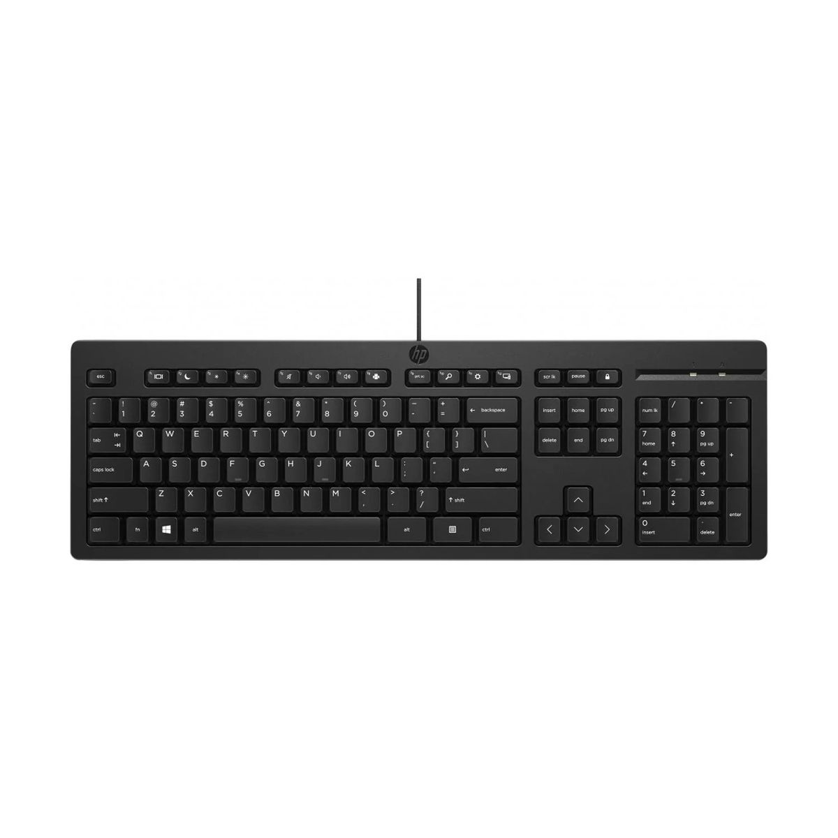 HP - Teclado HP 125 Alámbrico USB Negro Español