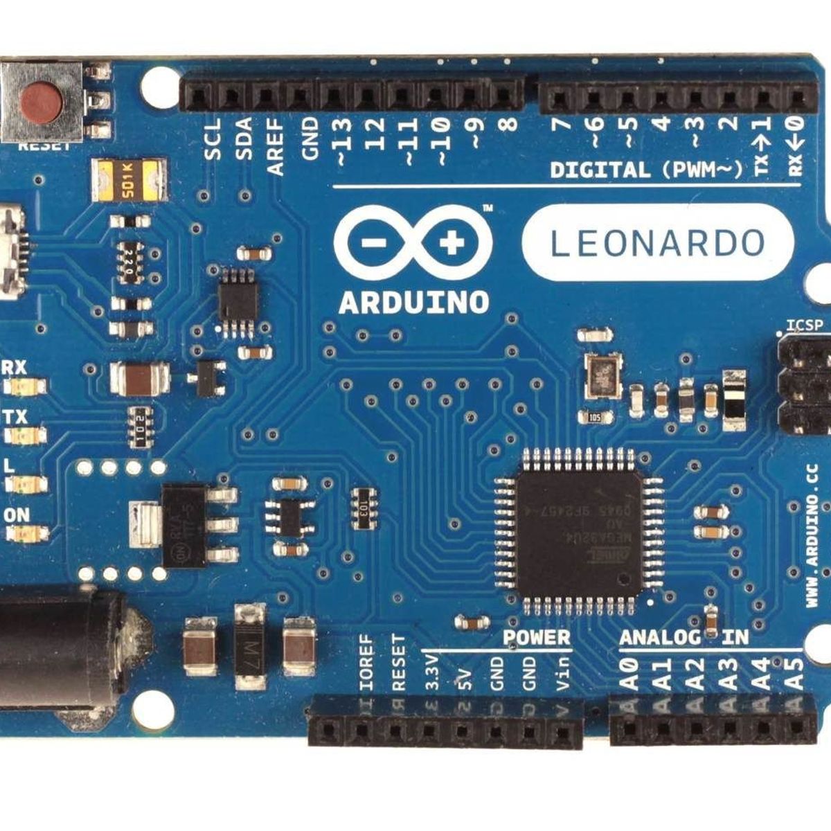 GENERICO - Arduino Leonardo + Cable USB  Placa Microcontrolador ATmega32U4