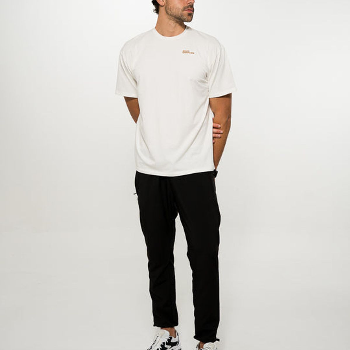 NO RULES - Jogger Casual Logo 3D Hombre Negro