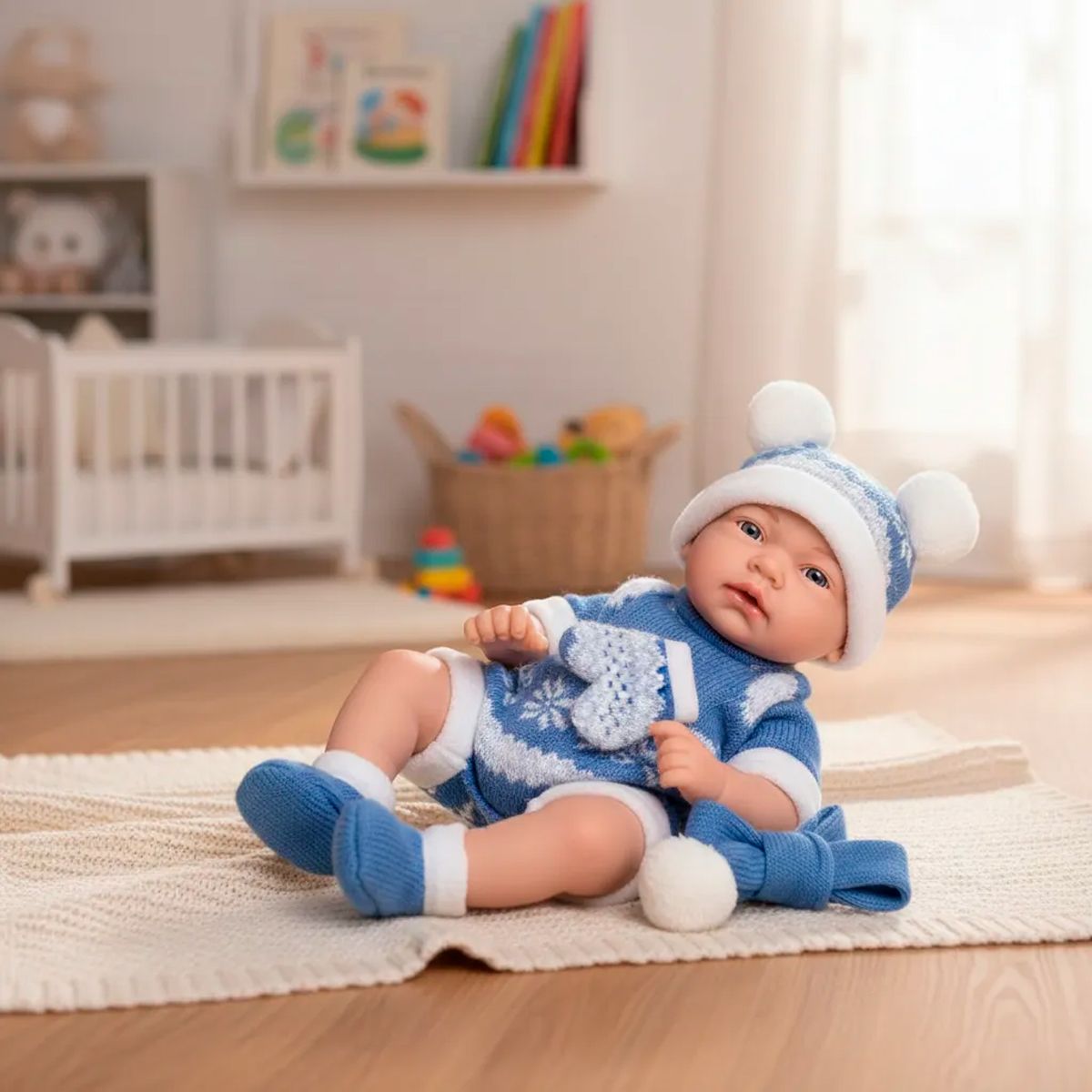 GENERICO - Bebé Realista Recien Nacido Silicona Reborn 40cm Juguete