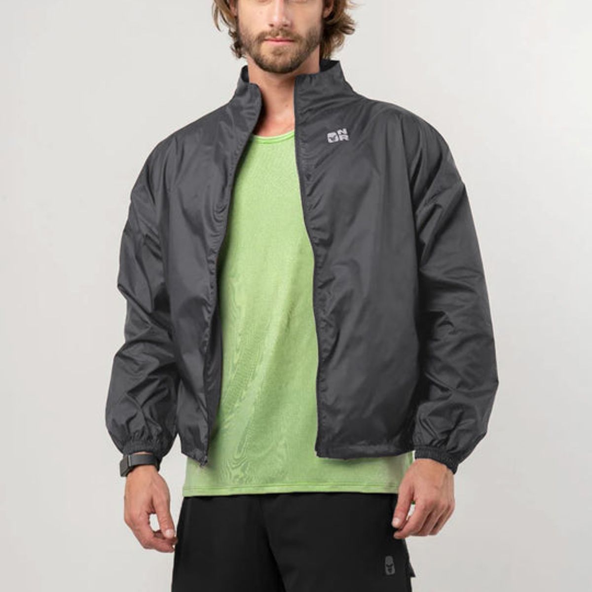 NO RULES - Chaqueta Active Flow Negra Hombre