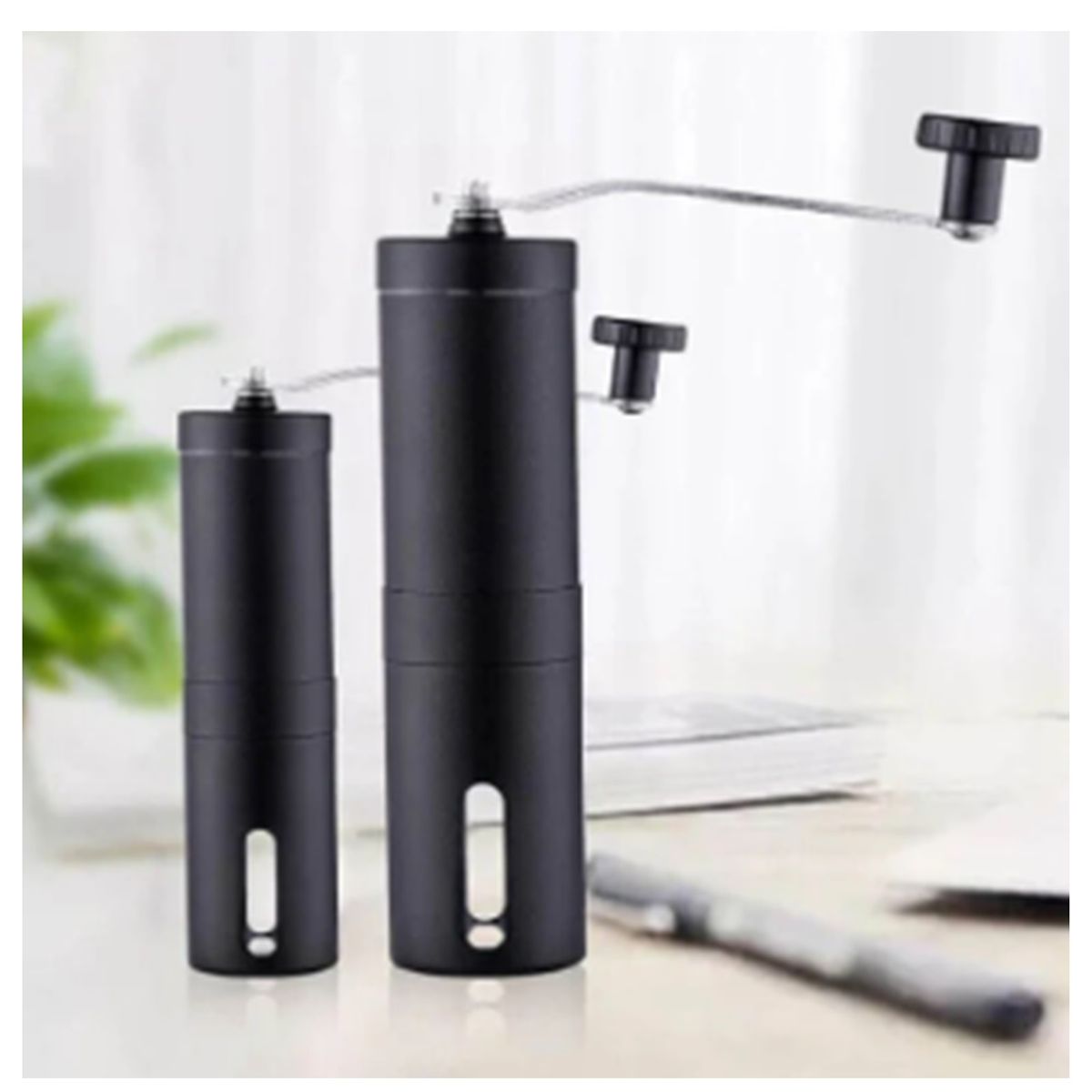 GENERICO - MOLINILLO CILÍNDRICO MANUAL DE CAFÉ AJUSTABLE