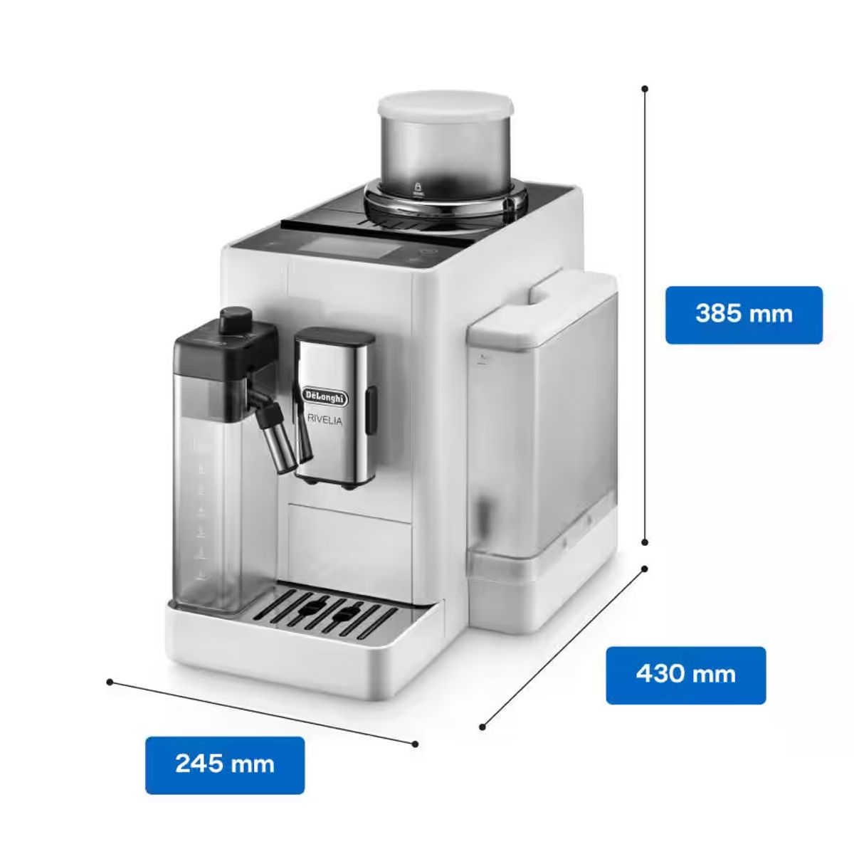 DELONGHI - Cafetera Superautomatica Rivelia White